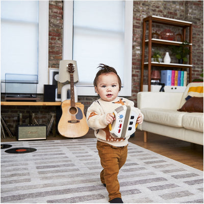 Brinquedo Acordeão Eletrônico Tiny Rockers Tiny Love - Leve o show para qualquer lugar